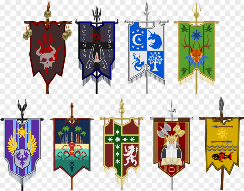 Medieval Banner Pennon United States Heraldic Flag PNG