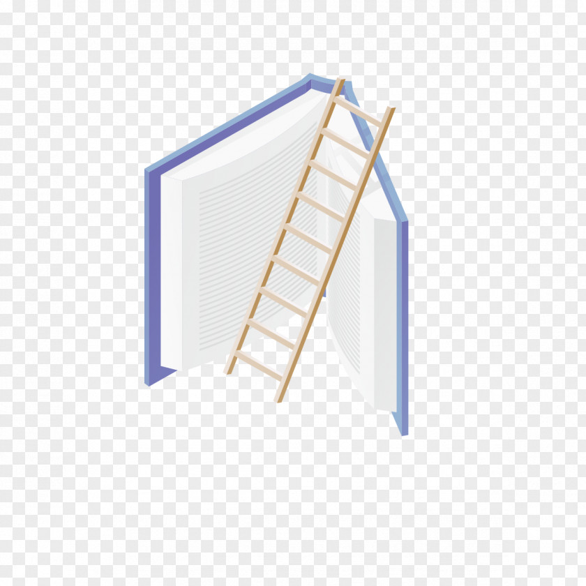 Books And Ladder Book Stairs PNG