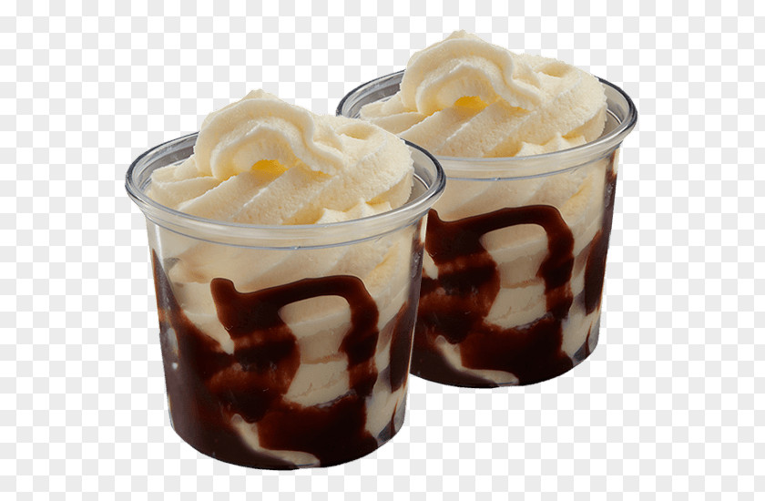 Ice Cream Sundae Cones Chocolate Brownie Milkshake PNG