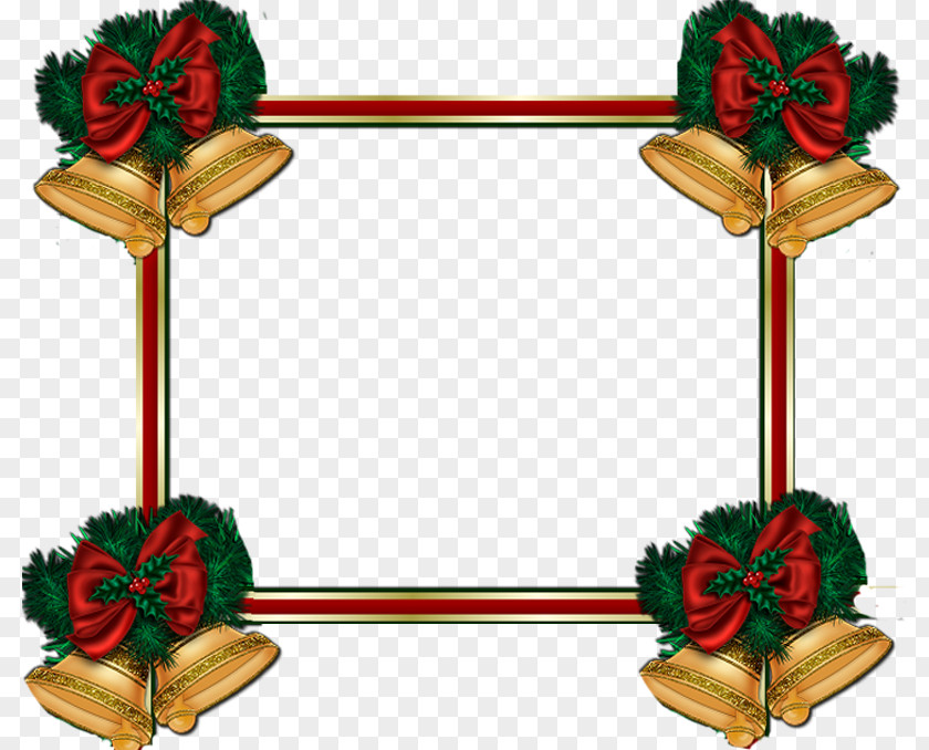 Ornament Holly Christmas Picture Frame PNG