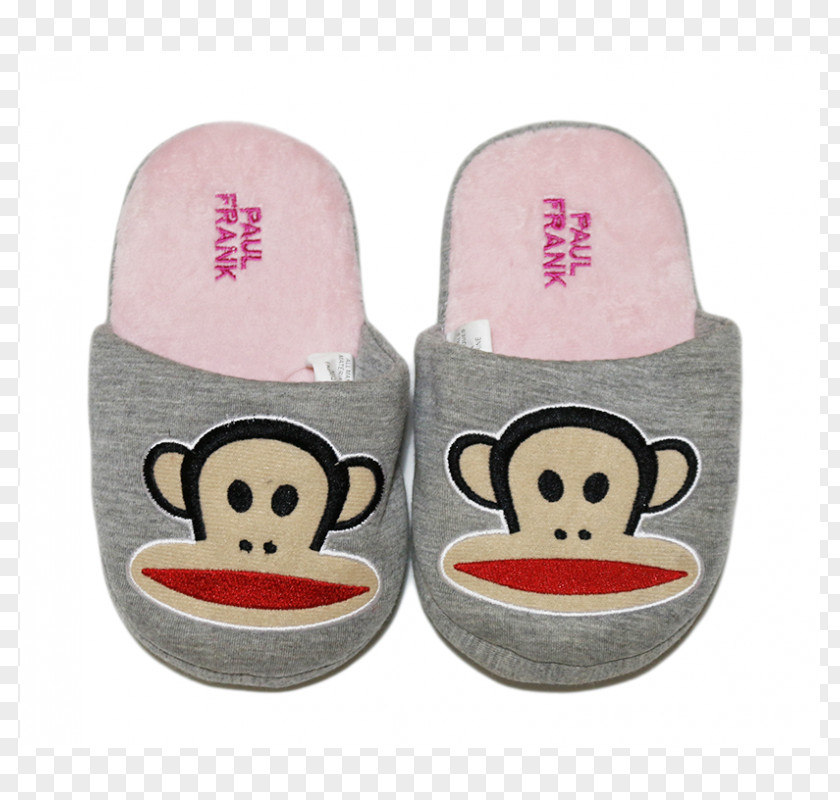 Pink Baby Shoe Slipper Flip-flops Paul Frank Industries Animal PNG