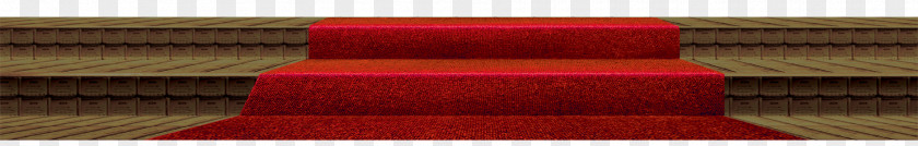 Red Carpet Steps Textile Floor Couch PNG