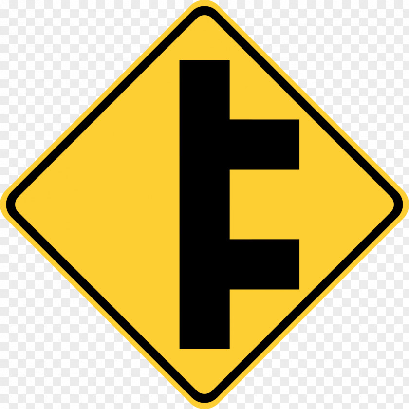 Road Priority Signs Traffic Sign Three-way Junction Warning PNG
