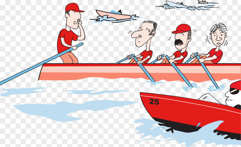 Rowing Canoeing Vector Boating Icon PNG