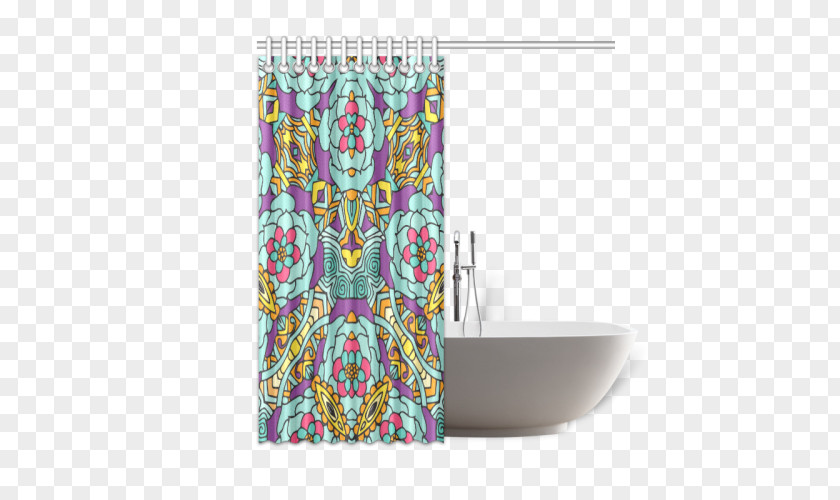 Shower Douchegordijn Curtain Rectangle PNG