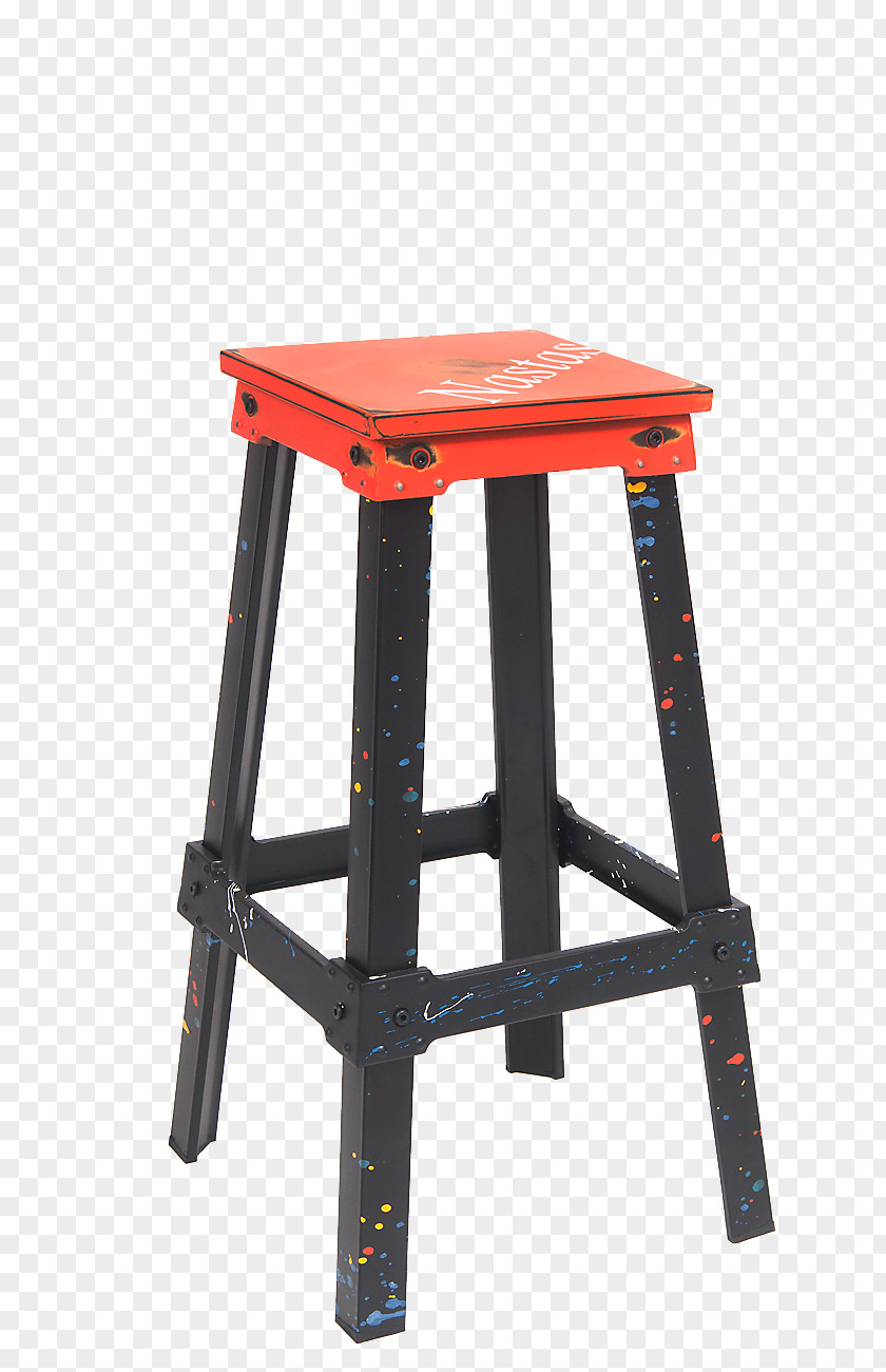 Table Bar Stool Metal Seat PNG