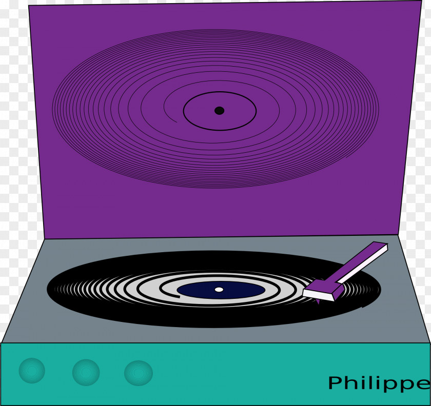 Turntable Phonograph Record PNG