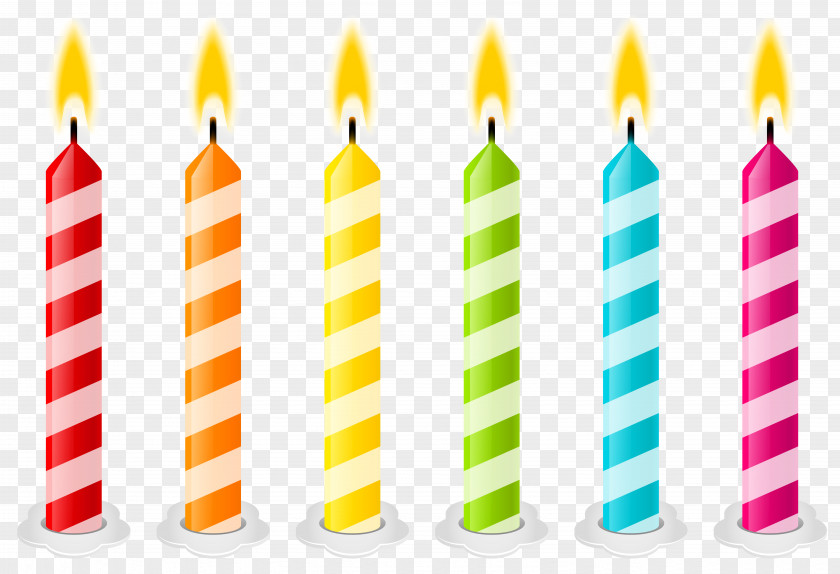 Birthday Candles Vector Clipart Image Cake Candle Clip Art PNG