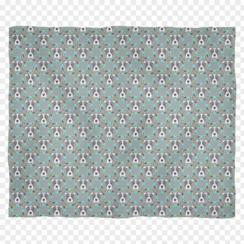 Bull Pit Blanket Rectangle Turquoise PNG