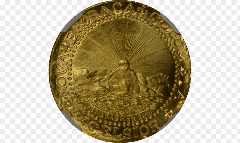 Commemorative Coin Medal 01504 Gold Bronze PNG