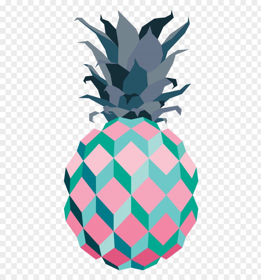 Graphic Design Pineapple Poster PNG