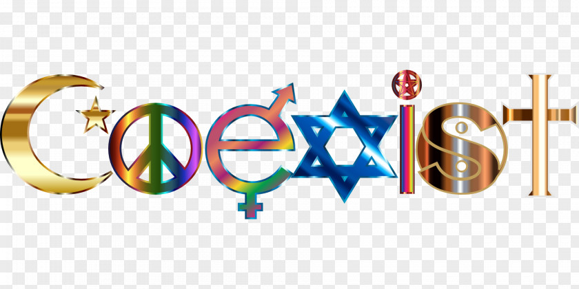 Peace Symbol Coexist Religion Belief Religious Education Clip Art PNG