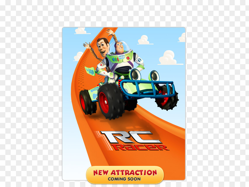 Slinky Dog Toy Story Land Walt Disney Studios Park Tourist Attraction Poster PNG