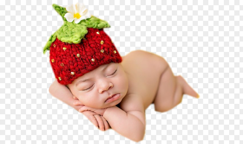 Strawberry Beanie Infant PNG
