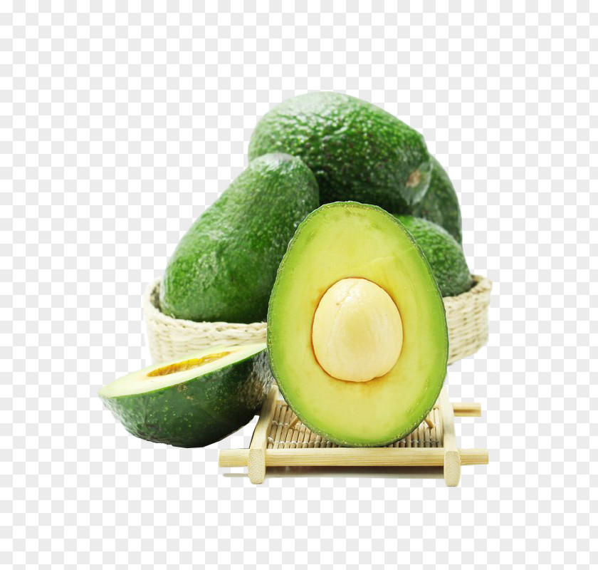 Cut Avocado PNG