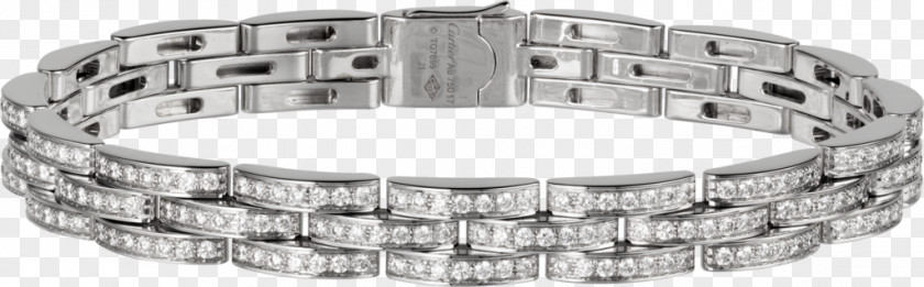 Diamond Cartier Love Bracelet Gold PNG