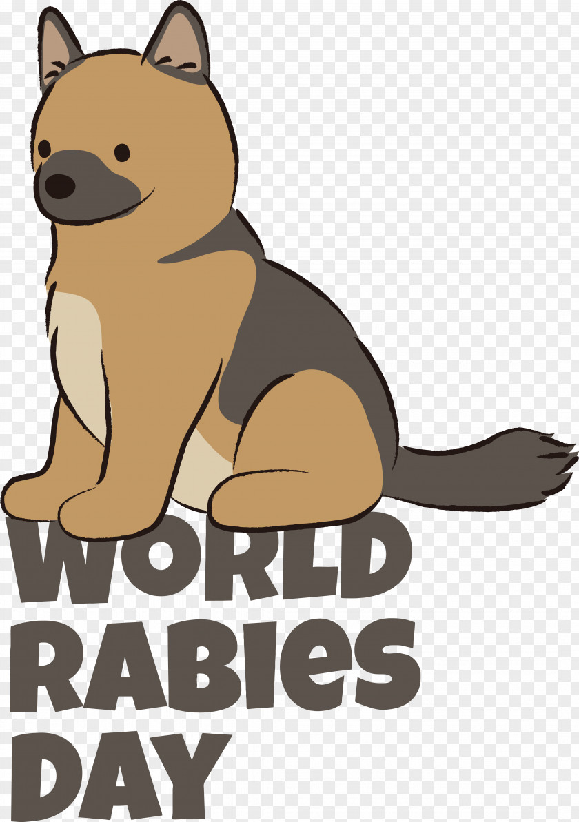 Dog World Rabies Day PNG