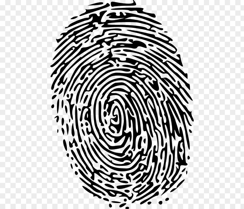 Fingerprint Detective Green Clip Art PNG