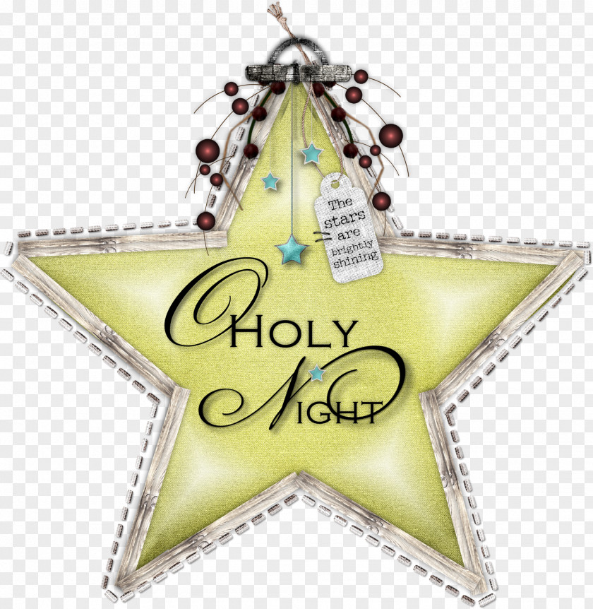 Holy Night Christmas Ornament Symbol PNG