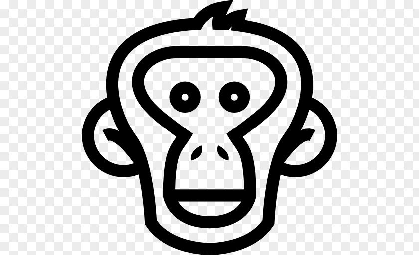 Lion Head Monkey Ape Chimpanzee Clip Art PNG