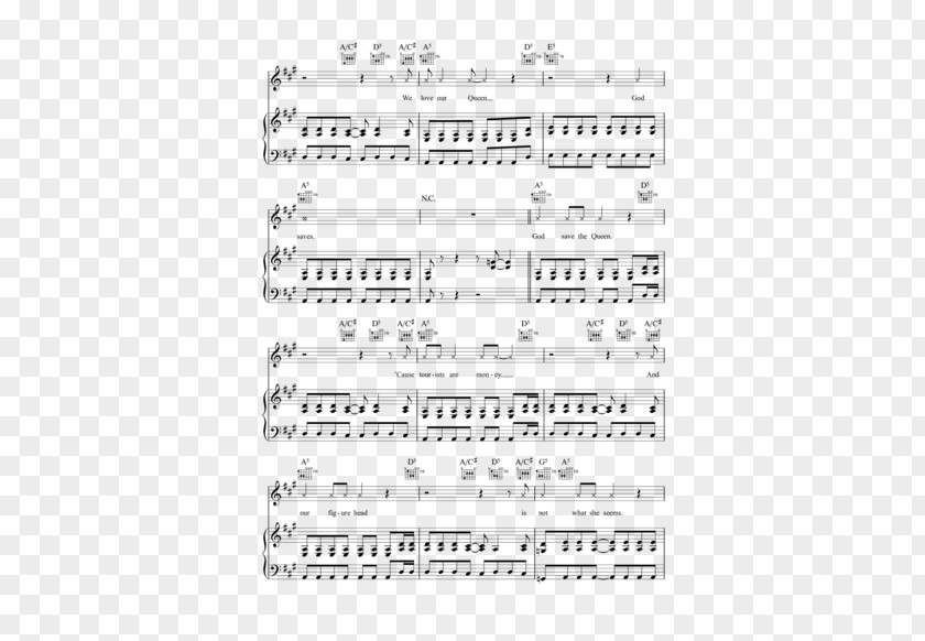 Sheet Music A Cruel Angel's Thesis Piano Musical Note PNG note, sex pistols clipart PNG