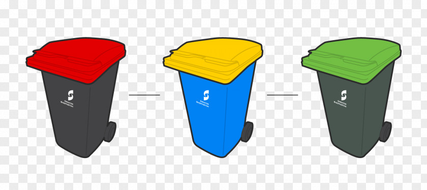 Waste Sorting Plastic Rubbish Bins & Paper Baskets Collection Recycling Bin PNG