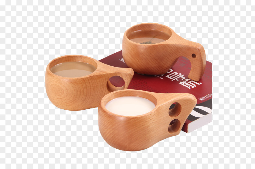 Books And Coffee Cup Teacup Wood PNG