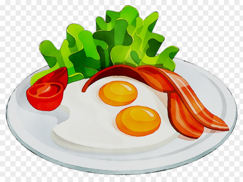 Breakfast Bacon Fried Egg Food Vegetarian Cuisine PNG