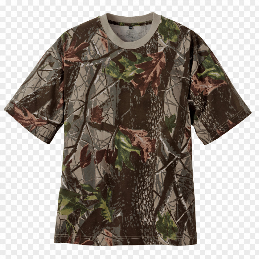 Deep Forest T-shirt Sleeve Camouflage Polo Shirt PNG