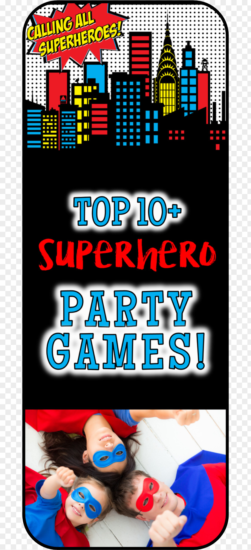 Party Superhero Game Batman PNG