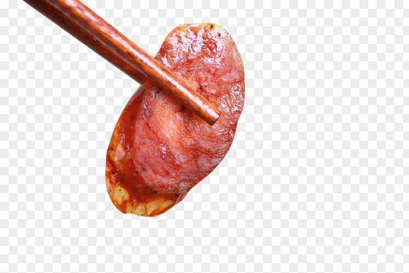 Chopsticks Piece Of Ham Chinese Sausage Sichuan Cuisine PNG