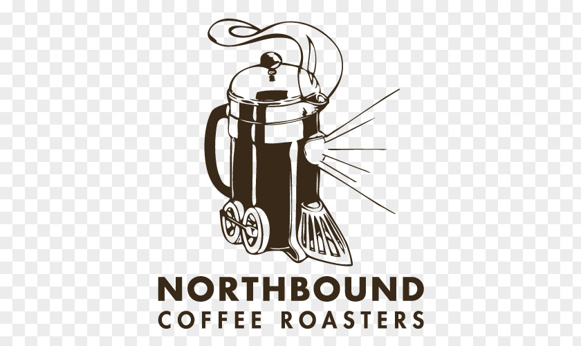 Coffee Roaster Logo Graphic Design Northbound Roasters PNG