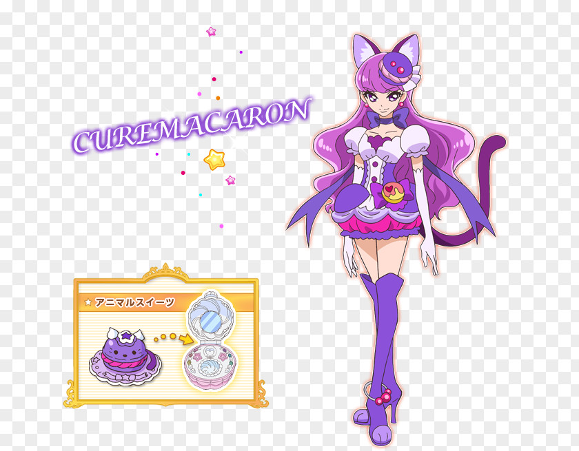 Cure Macaron Macaroon Pretty Akira Kenjo Himari Arisugawa PNG