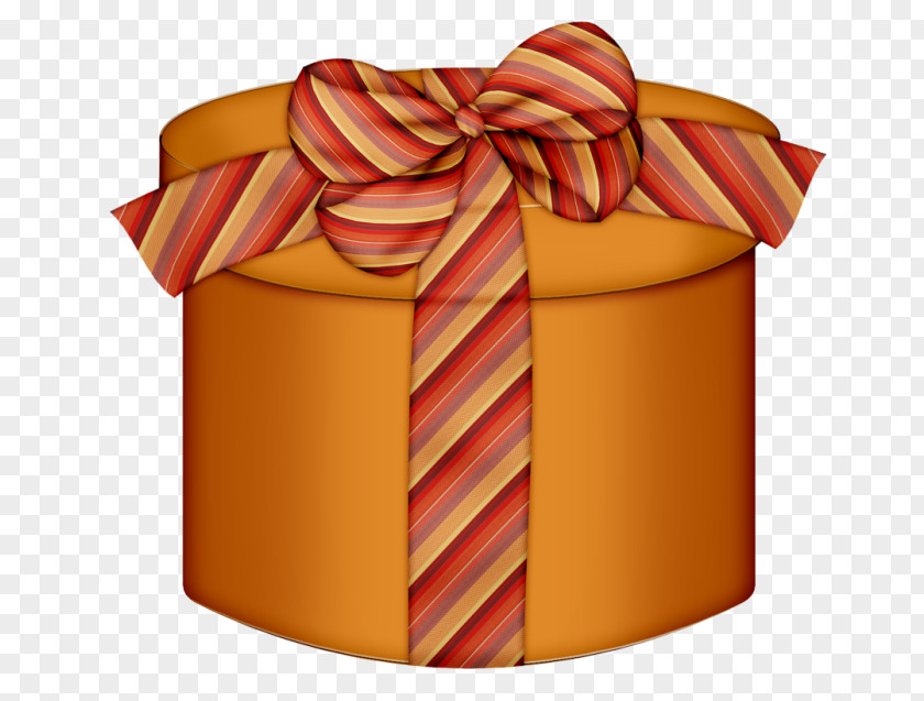 Gift Ribbon Orange Box Image PNG