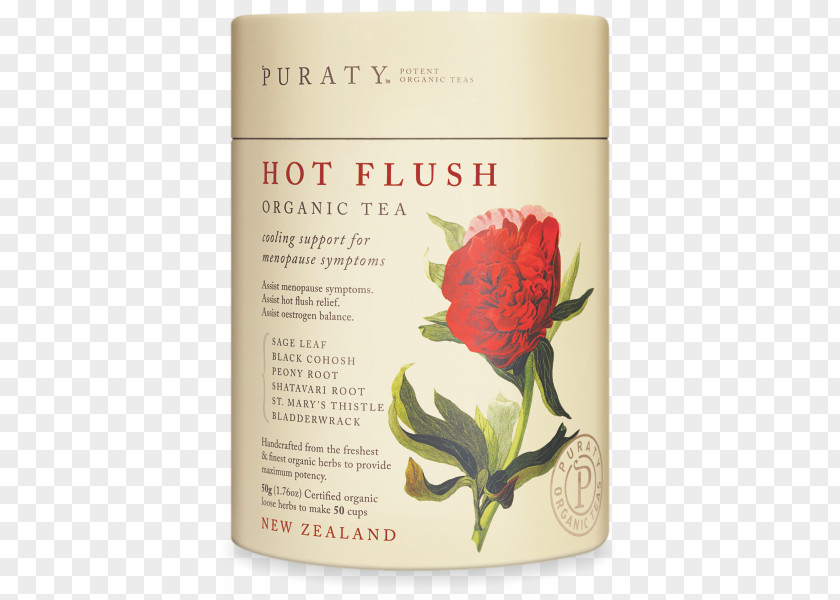 Hot Tea Herbal New Zealand Menopause Flash PNG