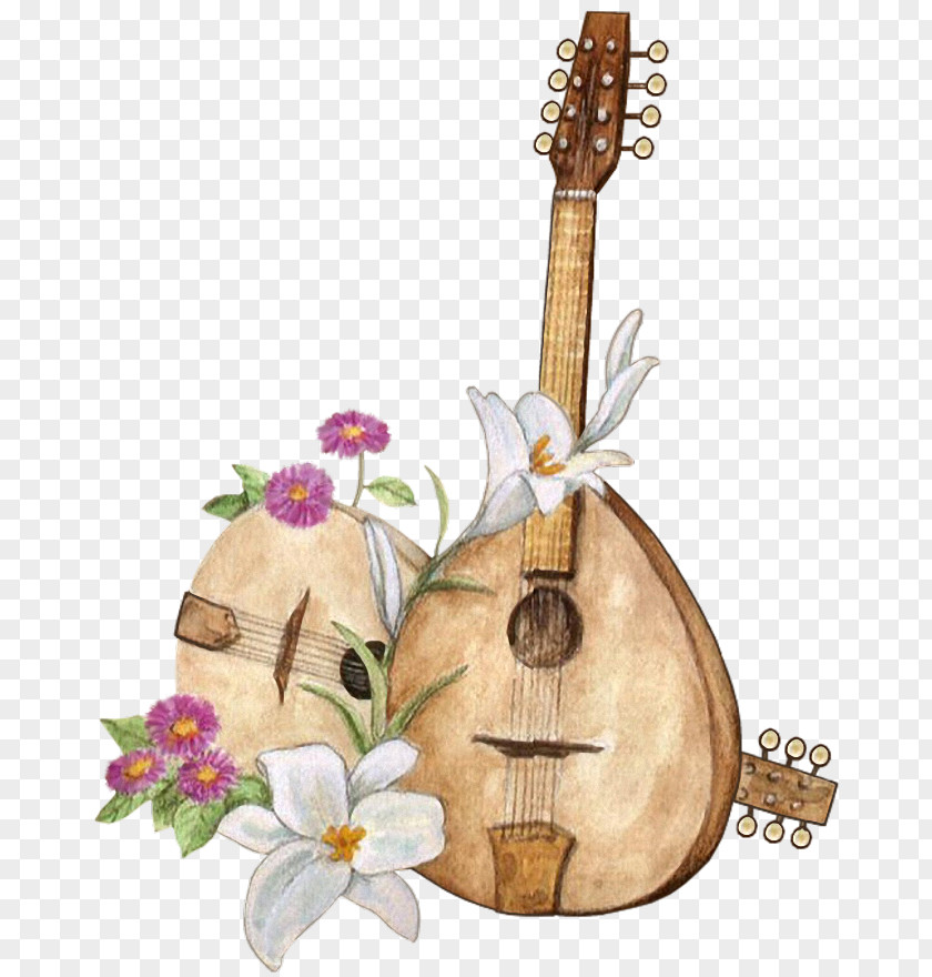 Lute Musical Instrument Clip Art PNG