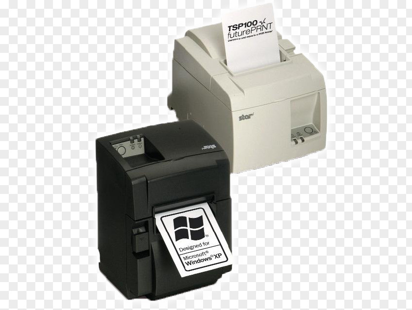 Printer Point Of Sale Thermal Printing Star Micronics TSP100 Paper PNG