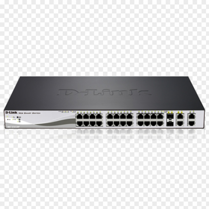 Switch Network Gigabit Ethernet D-Link Power Over Small Form-factor Pluggable Transceiver PNG