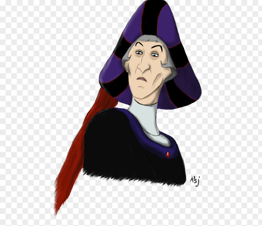 Ade Watercolor Claude Frollo Tony Jay Digital Art Drawing PNG