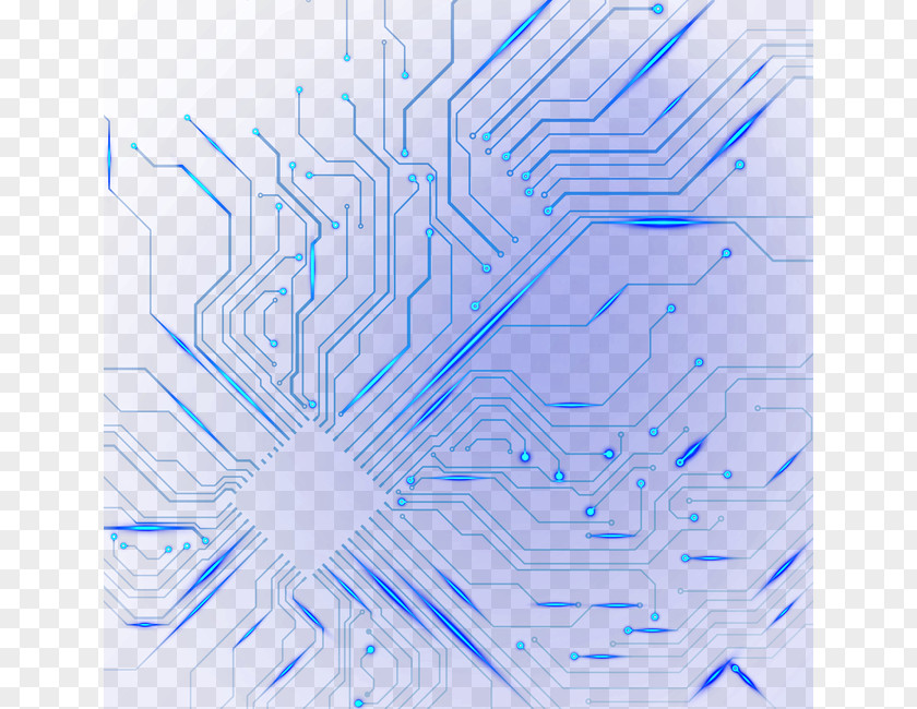 Blue Light Efficiency Technology Electronic Components Of The Circuit Component Electrical Network PNG