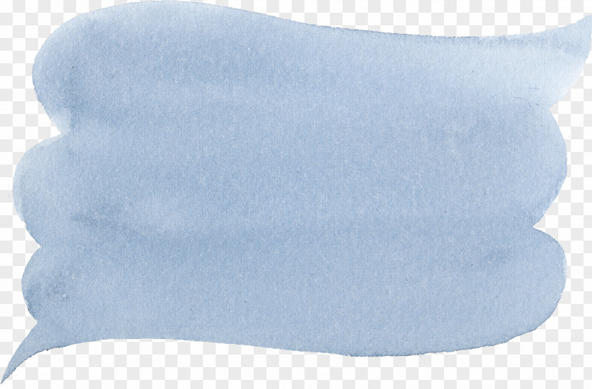 Creative Blue Clouds Pillow Textile PNG