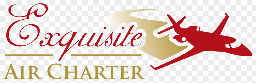 Exquisite Logo Business Jet Air Charter Brand Font PNG