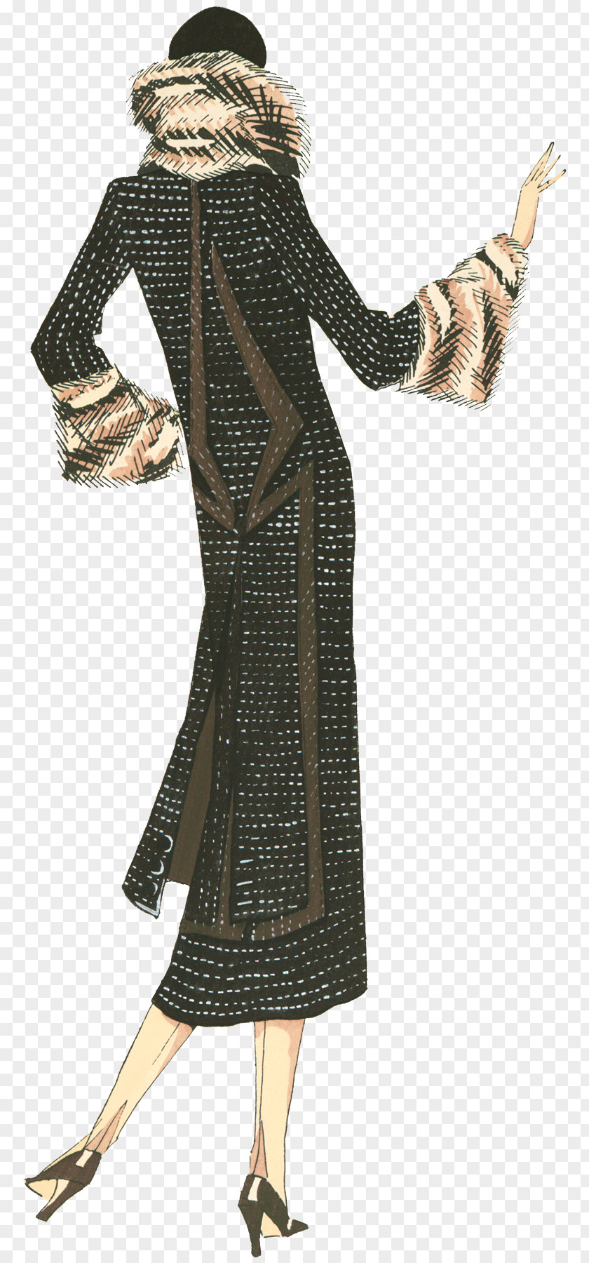 Paris Fashion Robe Costume Dress PNG