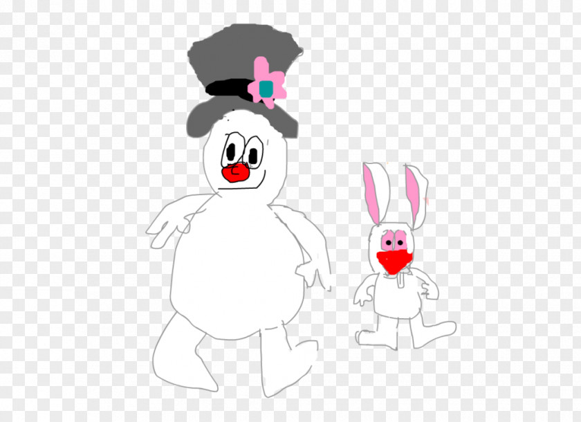 Snowman Easter Bunny Nose Clip Art PNG