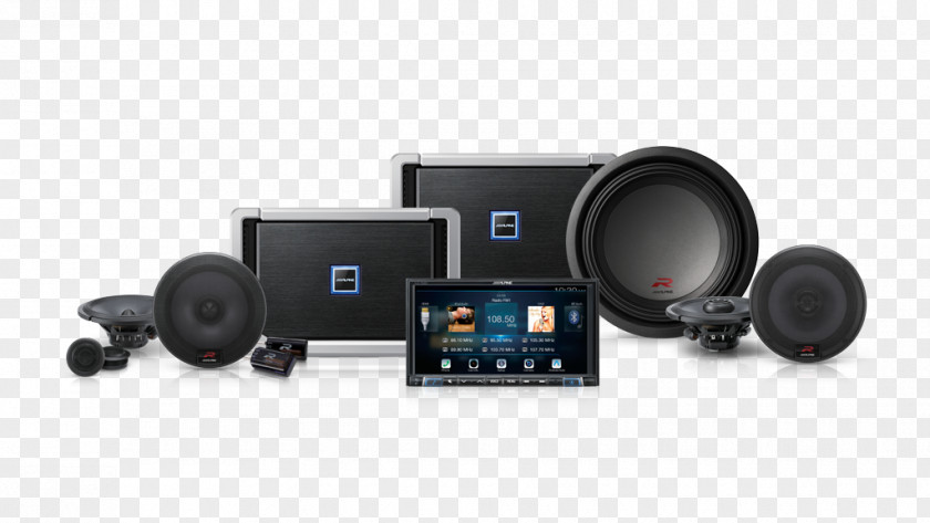 Audio-visual Audio Loudspeaker Alpine Electronics Multimedia Subwoofer PNG