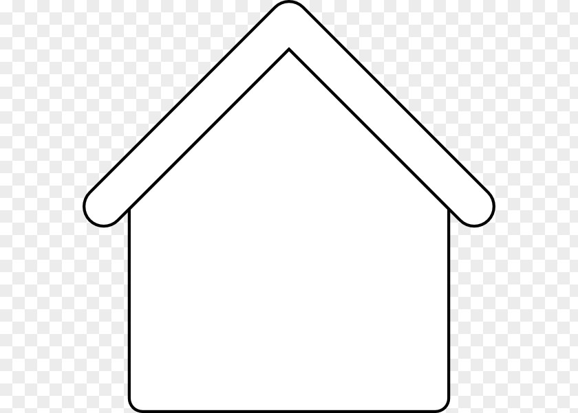 Blank House Cliparts Area Triangle White PNG