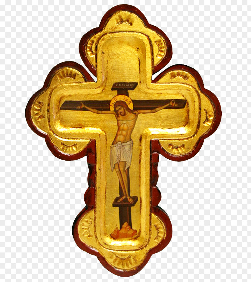 Brass Crucifixion Jesus PNG