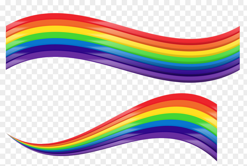 Rainbow Ribbon PNG ribbon clipart PNG