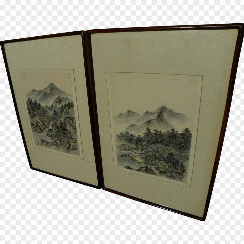 Chinese Landscape Painting Picture Frames PNG
