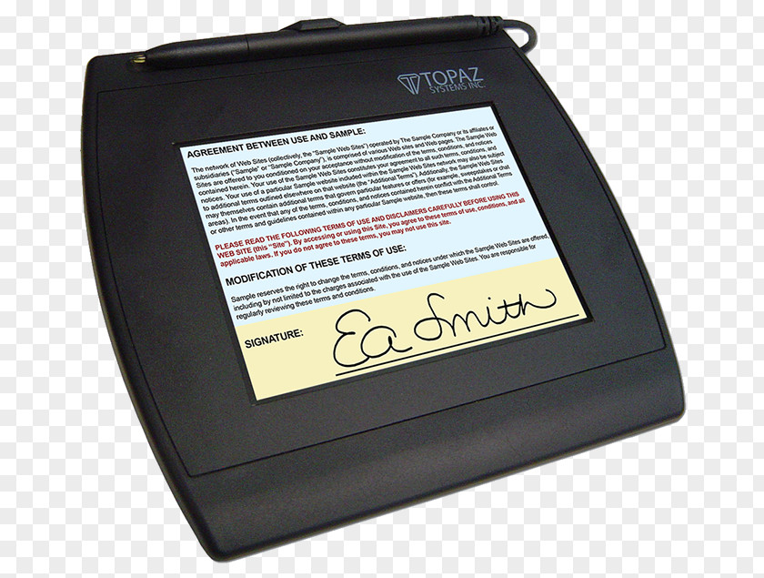 Electronic Signature Electronics Digital Point Of Sale PNG